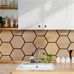 Akustický panel G21 81,5x66,5x2,1 cm plástev, přírodní dub