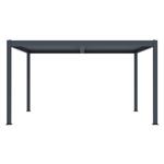 Bioklimatická pergola G21 Austin 4x3 m, antracitová hliníková