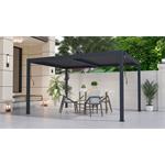 Bioklimatická pergola G21 Austin 4x3 m, antracitová hliníková