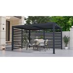 Bioklimatická pergola G21 Austin 4x3 m, antracitová hliníková
