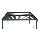 Bioklimatická pergola G21 Austin 4x4 m, antracitová hliníková