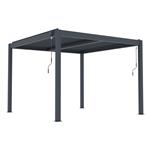 Bioklimatická pergola G21 Austin Premium 3x3 m, antracitová hliníková