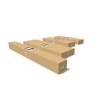 Bioklimatická pergola G21 Austin Premium 3x3 m, antracitová hliníková