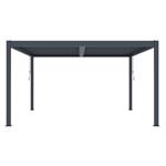 Bioklimatická pergola G21 Austin Premium 4x4 m, antracitová hliníková