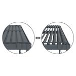 Bioklimatická pergola G21 Austin Premium 6x3 m, antracitová hliníková