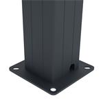 Bioklimatická pergola G21 Trenton 4x3 m, antracitová hliníková