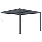Bioklimatická pergola G21 Trenton 4x4 m, antracitová hliníková