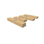 Bioklimatická pergola G21 Trenton Premium 4x3 m, antracitová hliníková