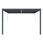 Bioklimatická pergola G21 Trenton Premium 4x4 m, antracitová hliníková
