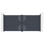 Brána G21 Marion 350x158 cm dvoukřídlá, antracitová