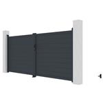 Brána G21 Orlando 350x158 cm dvoukřídlá, antracitová