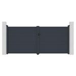 Brána G21 Orlando 350x158 cm dvoukřídlá, antracitová