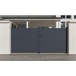 Brána G21 Orlando 350x158 cm dvoukřídlá, antracitová