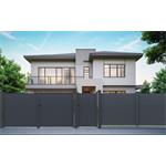 Brána G21 Orlando 350x173 cm dvoukřídlá, antracitová