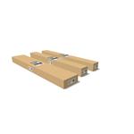 Brána G21 Orlando 392x173 cm dvoukřídlá, antracitová