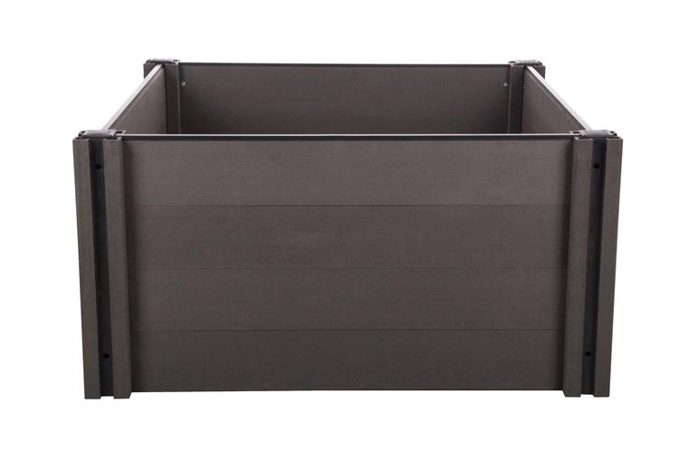 Vyvýšený záhon G21 Crop 106 x 106 x 54, WPC, Eben