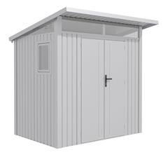 Zahradní domek G21 Madison 427 - 225 x 190 cm, metal silver