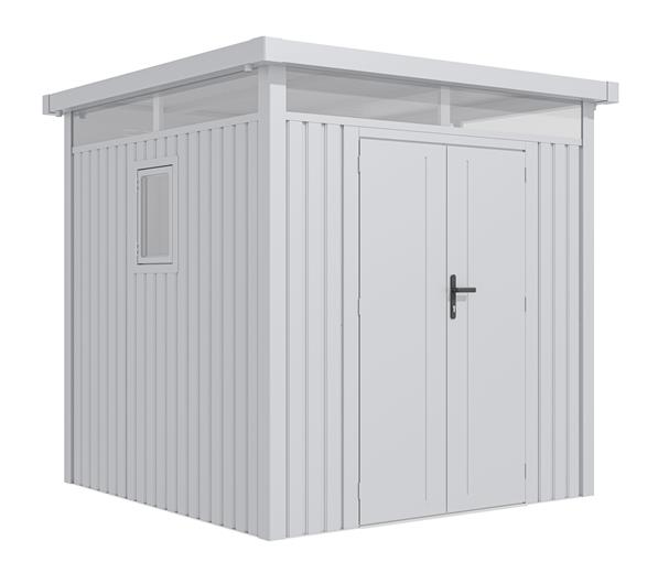 Zahradní domek G21 Atlanta 529 - 230 x 230 cm, metal silver