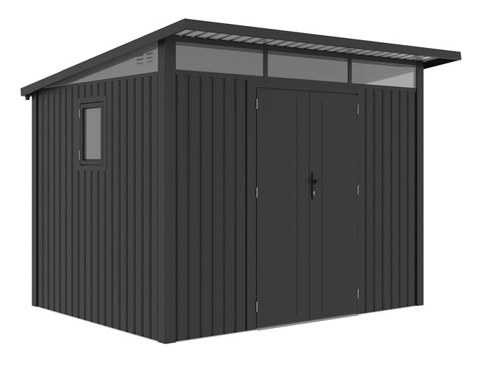 Zahradní domek G21 Madison 731 - 289 x 253 cm, slate grey