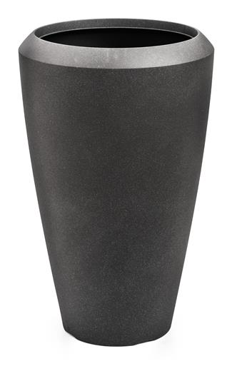 Květináč G21 Coal Oval 44,3 x 44,3 x 69,8