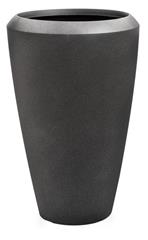 Květináč G21 Coal Oval 55 x 55 x 86,3