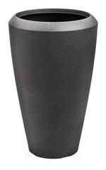 Květináč G21 Coal Oval 44,3 x 44,3 x 69,8