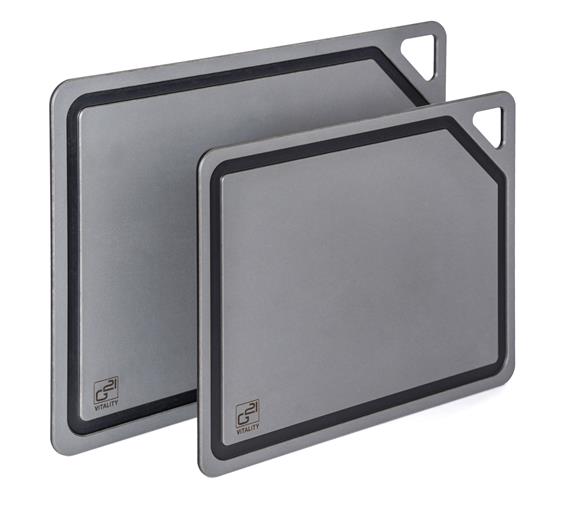 Prkénko krájecí G21 EcoCut z přírodní celulózy - sada 2 ks, grafitové - 2. jakost