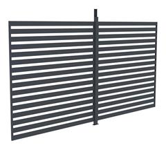 Příslušenství G21 fixní lamelová stěna 3,7x2,2 m pro pergolu Austin 