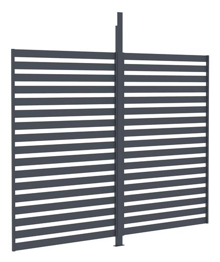 Příslušenství G21 fixní lamelová stěna 3x2,6 m pro pergolu Trenton