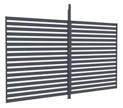Příslušenství G21 fixní lamelová stěna 4x2,6 m pro pergolu Trenton