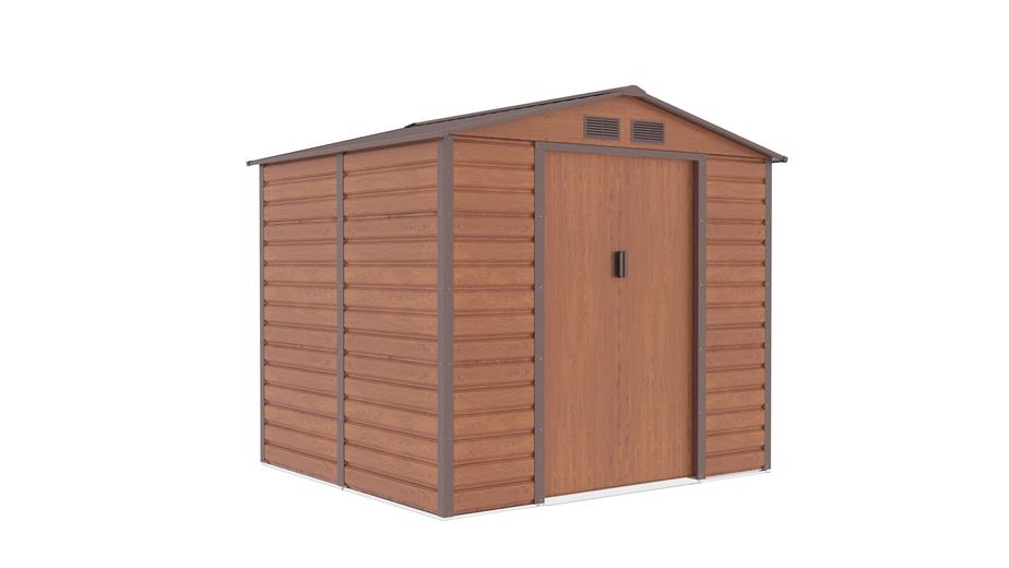 Zahradní domek G21 GAH 407 - 213 x 191 cm, hnědý, 2 jakost