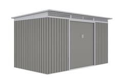 Zahradní domek G21 GRAH 700 - 340 x 206 cm, metalický šedý 