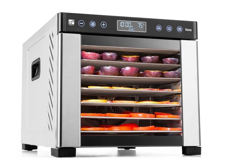 Sušička ovoce G21 Kona, nerez - poškozený obal