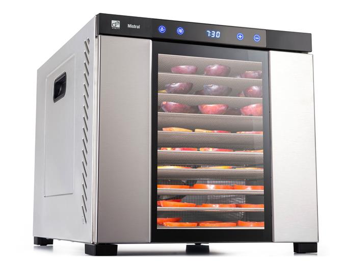 Sušička ovoce G21 Mistral, nerez - poškozený obal