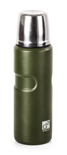 Termoska G21 na pití, 500 ml, khaki zelená