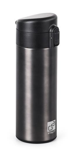 Termoska G21 na pití, 350 ml, ocelově šedá