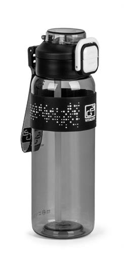 Láhev G21 na pití 1000 ml 2v1, šedá