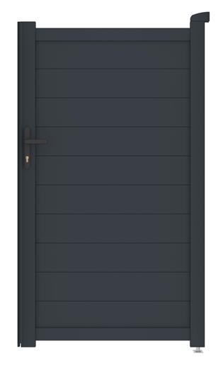 Branka G21 Orlando 100x173 cm pravá, antracitová