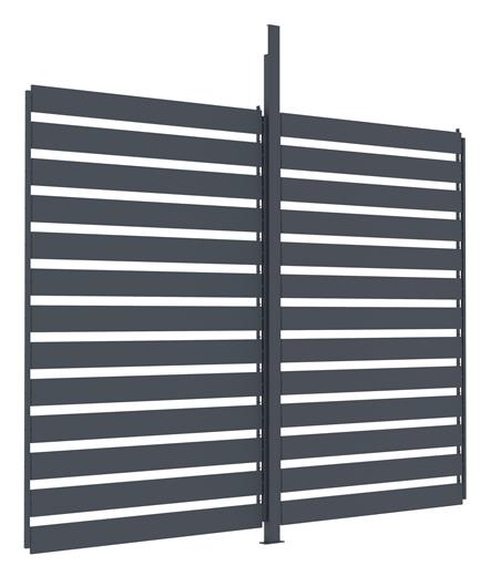 Příslušenství G21 otočná lamelová stěna 3x,2,6 m pro pergolu Trenton
