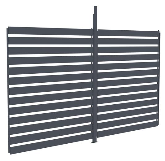 Příslušenství G21 otočná lamelová stěna 4x,2,6 m pro pergolu Trenton