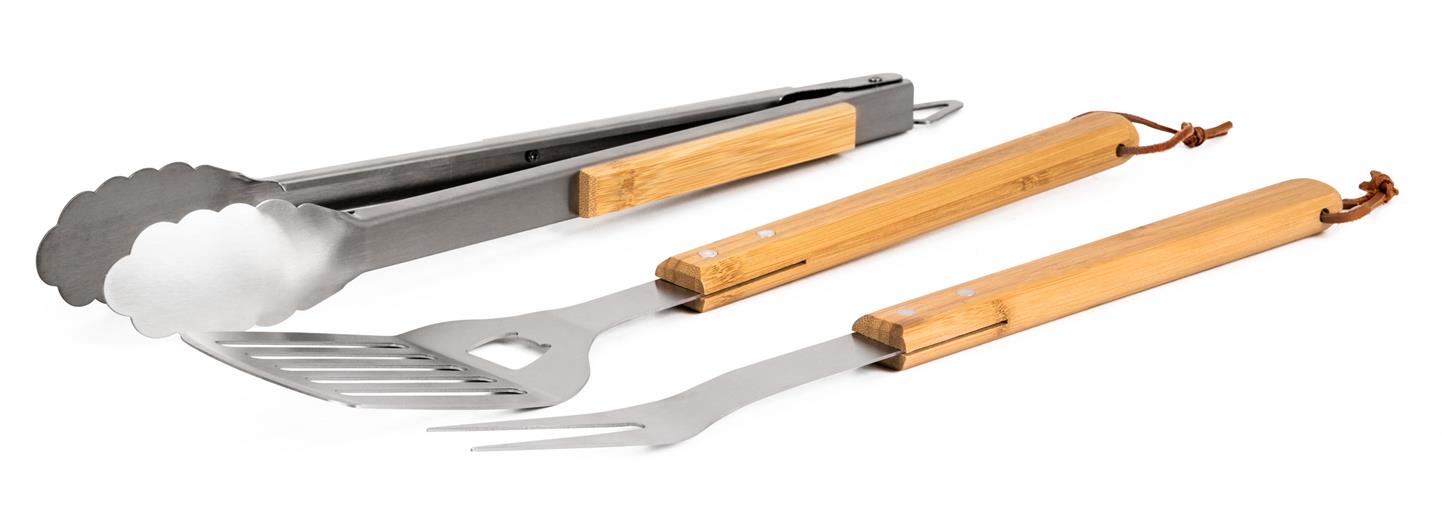 Grilovací nářadí G21 sada 3 ks s dřevěnou rukojetí