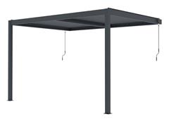 Bioklimatická pergola G21 Trenton 4x3 m, antracitová hliníková