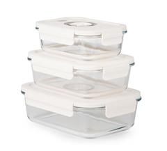 Set G21 skleněných vakuovacích dóz, 3 ks