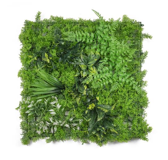 Umělá zelená stěna G21 Listo River, 50x50 cm