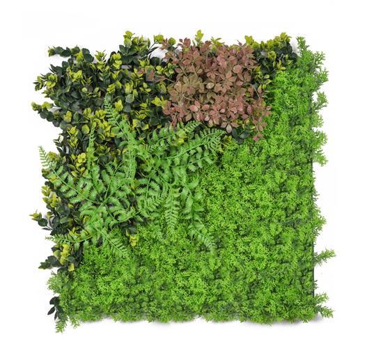 Umělá zelená stěna G21 Listo Forest, 50x50 cm