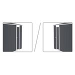 Garáž G21 Portland 1950, 338 x 576 cm, antracitová - 2. jakost