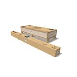 Garáž G21 Portland 1950, 338 x 576 cm, antracitová - 2. jakost