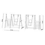 Houpačka G21 Tacoma Mini, skládací