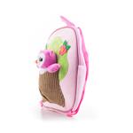Hračka G21 Batoh s plyšovou sovičkou, růžový
