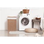 Koš na prádlo G21 72 l, bambusový s bílým košem